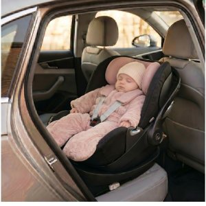 Gigoteuse bébé 70cm fausse fourrure rose Noukies