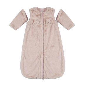 Gigoteuse bébé 100cm fausse fourrure rose Noukies