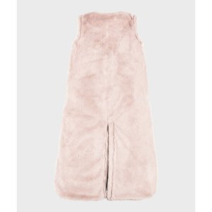 Gigoteuse bébé 100cm fausse fourrure rose Noukies