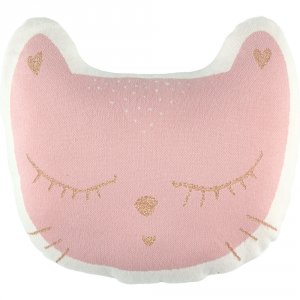 Coussin chat jacquard bio imagine