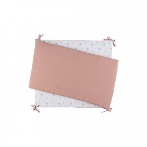 Tour de lit, mousseline bio - fleurs d'antan Noukies