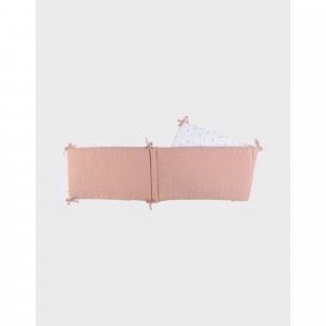 Tour de lit, mousseline bio - fleurs d'antan Noukies