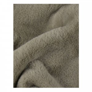 Couverture bébé 75 x 100cm en fausse fourrure kaki mix & match Noukies