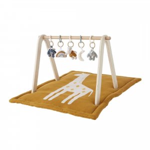 Arche d'éveil en bois + set de jouets d'activités stegi tiga & ops Noukies