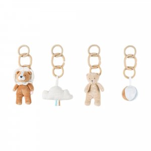 Arche d'éveil en bois + set de jouets d'activités babou&kendi Noukies