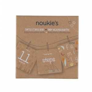 Cartes photos souvenirs marrons Noukies