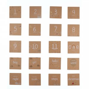 Cartes photos souvenirs marrons Noukies