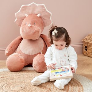 Peluche géante popsie rose 80 cm Noukies