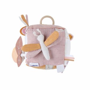 Jouet d'éveil bébé cube d'activités popsie gigi et louli Noukies