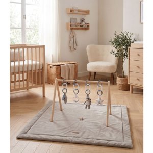 Arche d'éveil en bois avec set d'activités raku, lino & pico Noukies