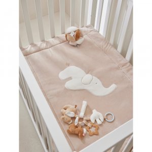 Tapis de jeu et de parc bali, moka & snow 75x95cm Noukies