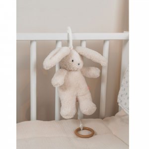 Peluche mini-musicale 20cm - snow Noukies