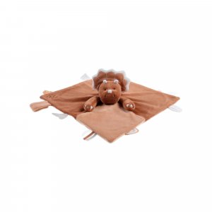 Doudou rhinocéros tout doux marron Noukies