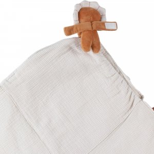 Couverture d'éveil en mousseline de coton lion Noukies