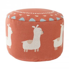 Pouf jacquard bio moris et sacha