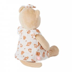 Peluche small kendi en veloudoux beige/terracotta Noukies