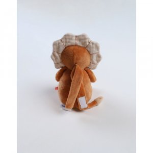 Peluche babou mini musicale en veloudoux caramel Noukies