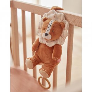 Peluche babou mini musicale en veloudoux caramel Noukies