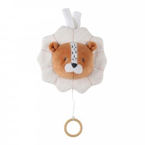 Peluche musicale babou en veloudoux caramel Noukies