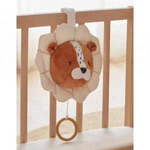 Peluche musicale babou en veloudoux caramel Noukies