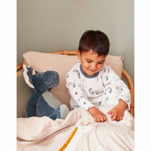 Peluche ops bleu - 25 cm Noukies