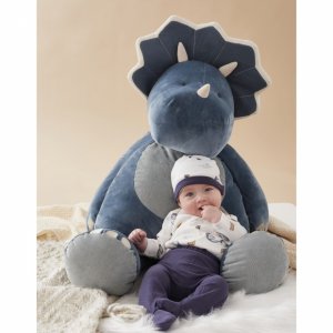 Peluche géante ops bleu - 80 cm Noukies