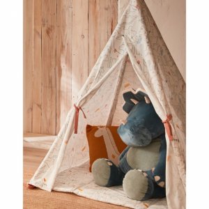 Peluche géante ops bleu - 80 cm Noukies