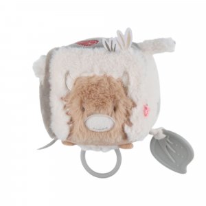 Cube d'activités sensoriel fluffy / orso & lily en veloudoux Noukies