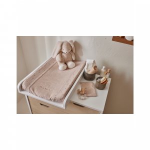 Matelas à langer 45x67cm + housse éponge colombes du bonheur Noukies