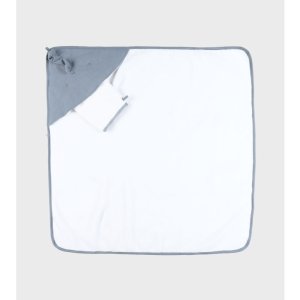 Cape de bain bébé avec gant lino Noukies