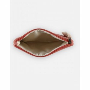 Pochette en jacquard rouge Noukies