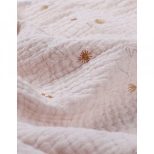 Lot de 3 langes 70x70cm en mousseline colombes du bonheur Noukies