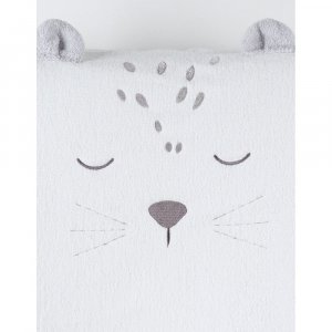 Matelas à langer 45x67 cm avec housse écru/gris clair Noukies