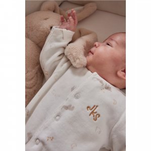 Pyjama velours 1 mois bali, moka & snow Noukies
