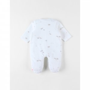Pyjama velours 1 mois bali, moka & snow Noukies