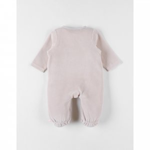 Pyjama velours beige bali 1 mois - bali, moka & snow Noukies