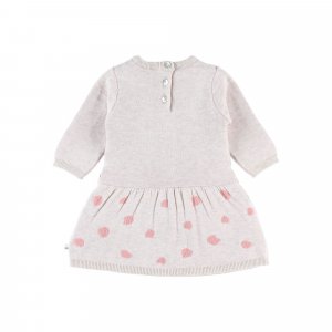 Robe girafe beige/rose 1 mois Noukies
