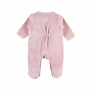 Pyjama bébé en velours tiga rose - 18 mois Noukies