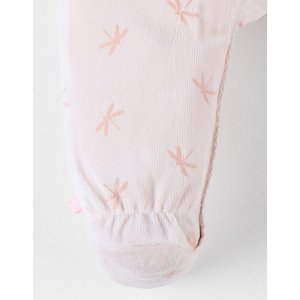 Pyjama bébé en velours popsie 1 mois Noukies