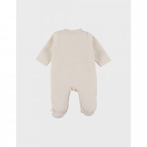 Pyjama dors-bien en coton beige 0m Noukies