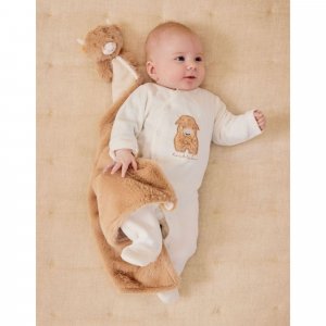 Pyjama bébé en velours blanc - fluffy - 6 mois Noukies