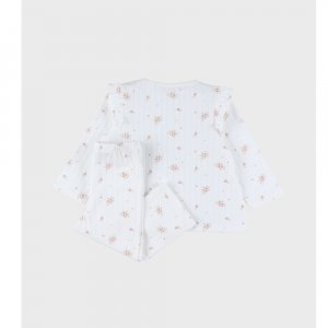 Lot de 2 pyjamas bébé manches longues, jersey - vintage flowers - 2y Noukies
