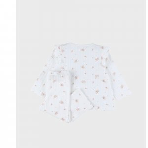 Lot de 2 pyjamas enfant manches longues, jersey - vintage flowers - 5ans Noukies
