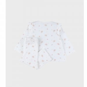 Lot de 2 pyjamas enfant manches longues, jersey - vintage flowers - 5ans Noukies
