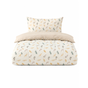 Housse de couette 100x140 cm en coton bio Noukies