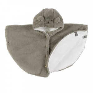 Poncho bébé fausse fourrure kaki 18m mix and match Noukies