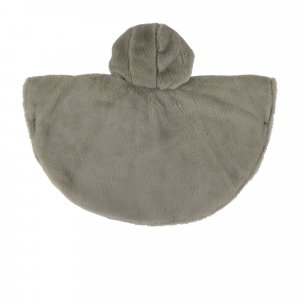 Poncho bébé fausse fourrure kaki 18m mix and match Noukies