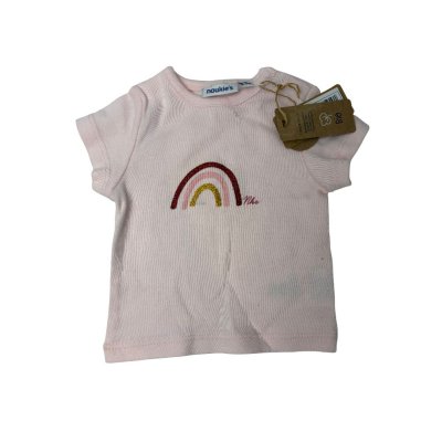 Les imparfaits - ensemble short et tee-shirt rose - 1 mois