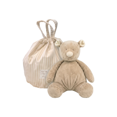 Peluche nouky 25 cm avec pochon cadeau