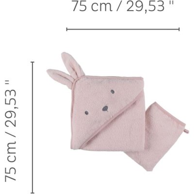 Cape de bain, éponge - rosie